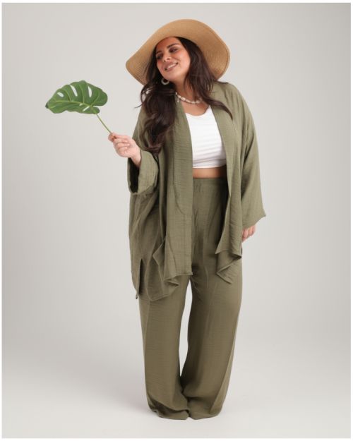 Two-Piece Kimono Pants