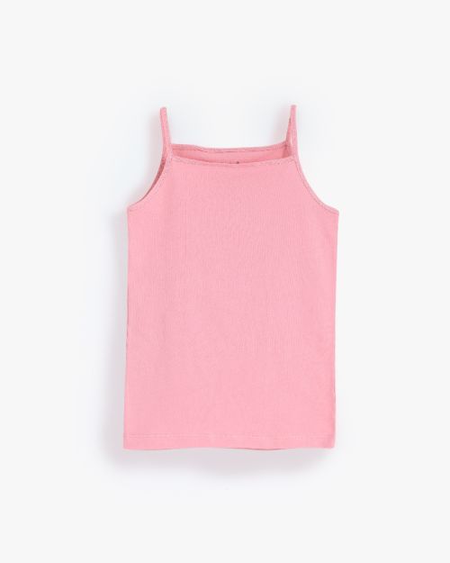 Girls Stretch Camisole Vest Top - Soft Lycra Everyday Undergarment