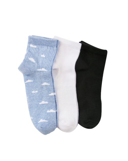 شرابات قصيرة سادة – طقم 3 قطع متعددة الاستخدامات