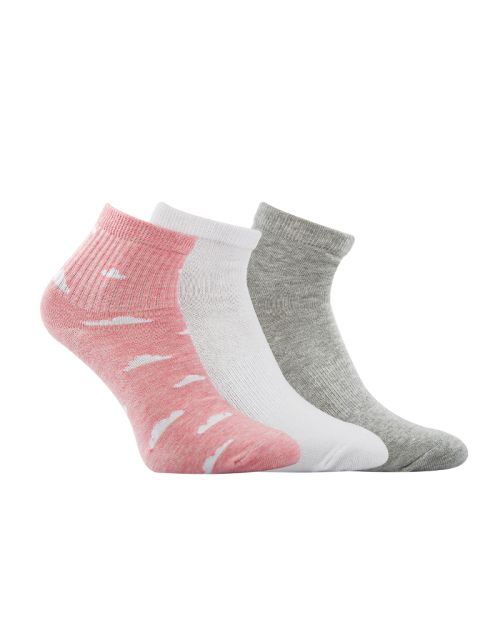 A Pack Of 3 Pieces Plain Short Socks , MultiColoure 