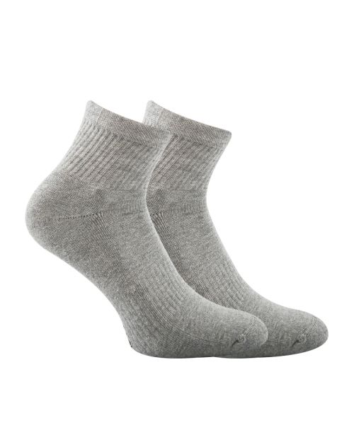 Short Printed Socks Half Terry Grey For Men 