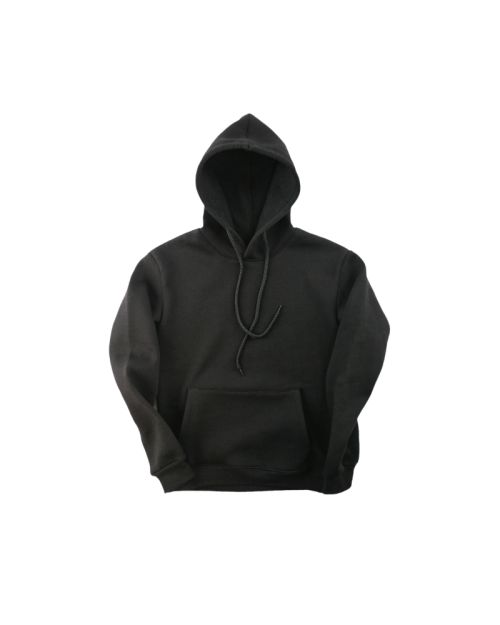 SweatShirt Plain Hoodie Long Sleeve For Kids In Black 