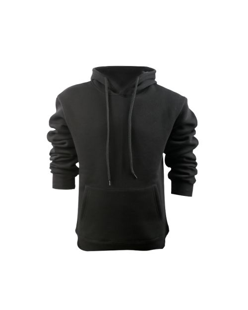 SweatShirt Plain Hoodie Long Sleeve For Kids In Black 