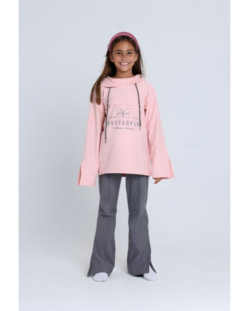 butterfly Hooded Pajamas Set