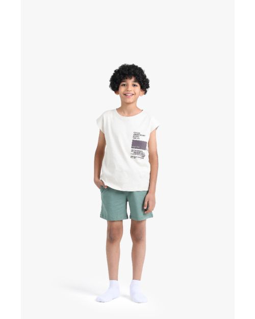Boys Graphic Print Sleeveless T-Shirt 1
