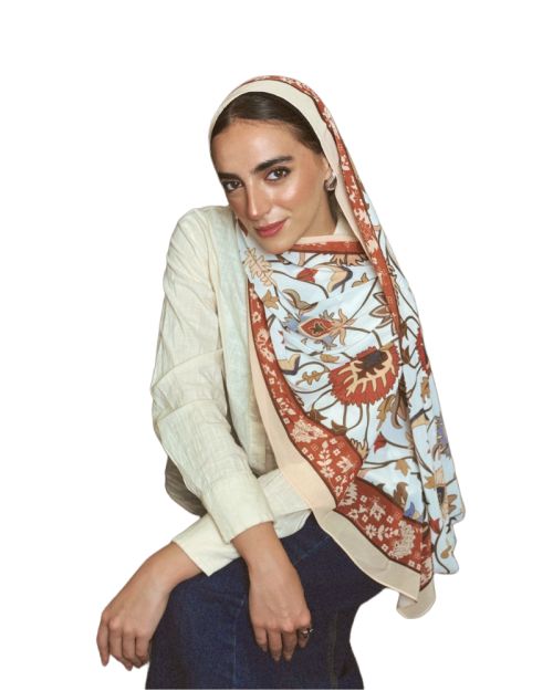 Floral Taspestry  Scarve For Women