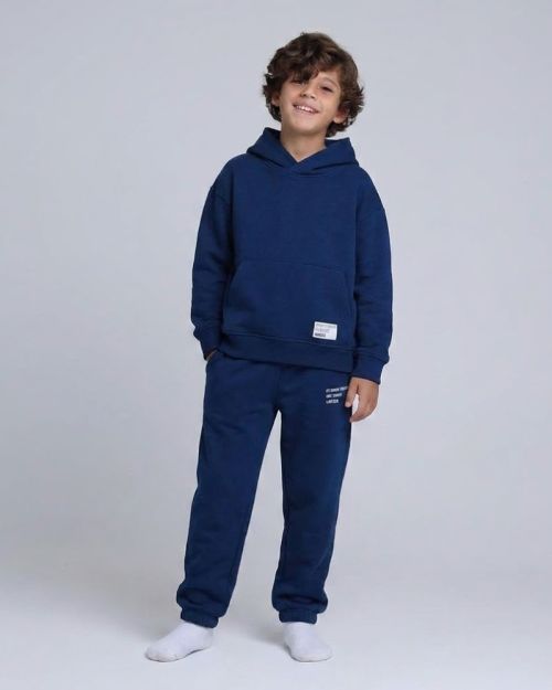 Piping Hoodie Set