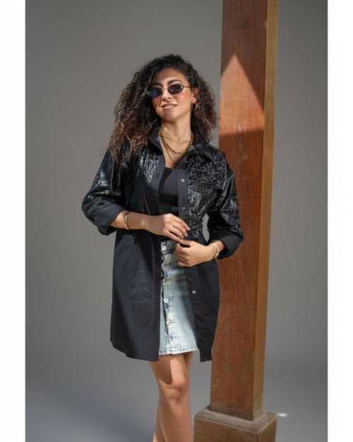 Duo-Tone Statement Shirt