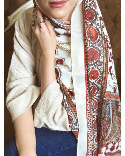 Passionate Bloom  Scarve For Women