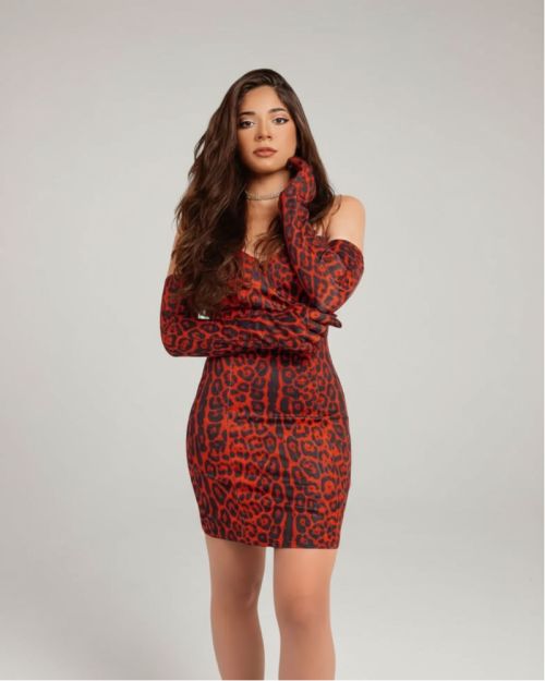  Off-Shoulder Fitted Mini Dress