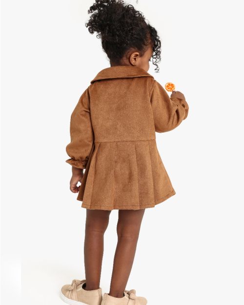 فستان قطيفة للبنات من جونيور