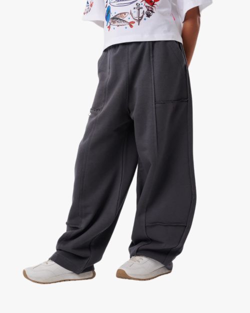 Urban Wide-Leg Cargo Sweatpants