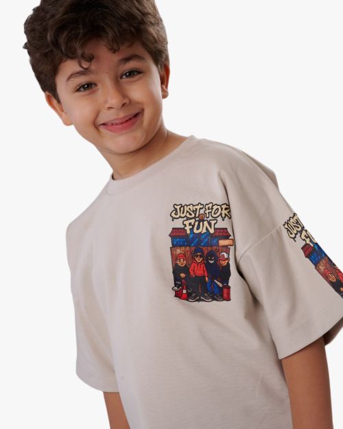 Street-Art "Just For Fun" Oversized Tee