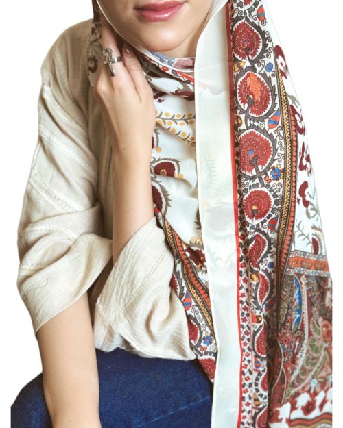 Passionate Bloom  Scarve For Women