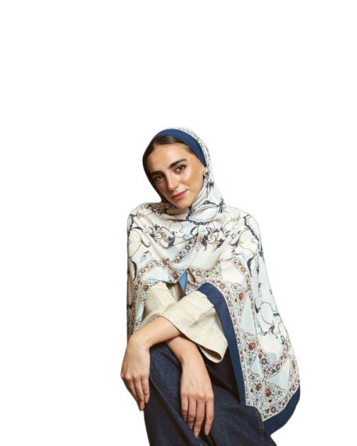 Blue Whisper Scarve For Women