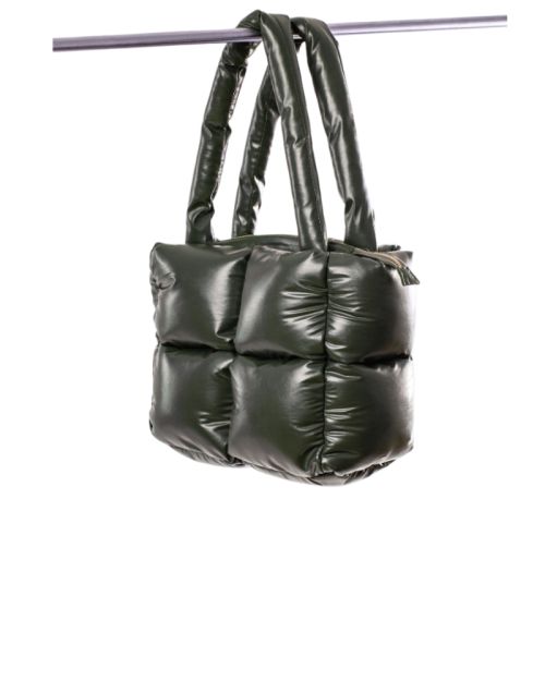  Olive Puffy Bag 