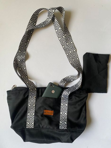 Decov Handbag Multicolor with Decorated Strap