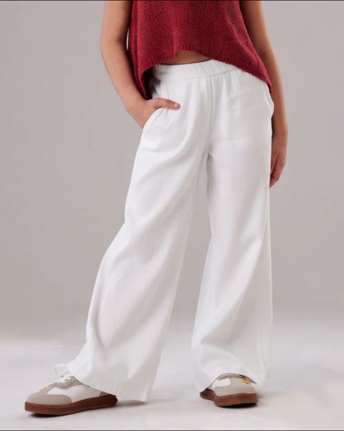 white-wide-leg-linen-pants-for-girls