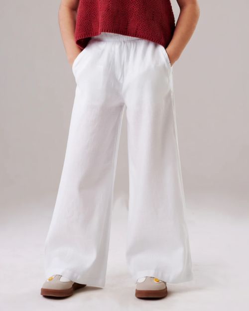 white-wide-leg-linen-pants-for-girls