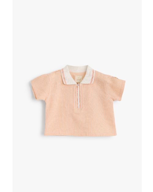 Baby Boys Striped Polo Shirt & Shorts Set 1