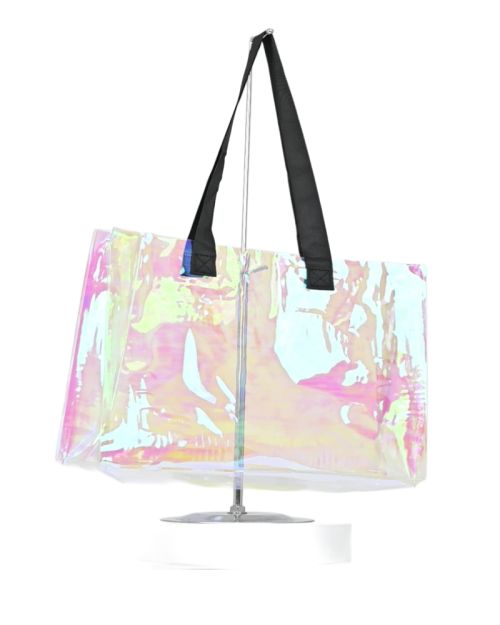 Clear PVC Waterproof Tote Bag for Beach and Shopping