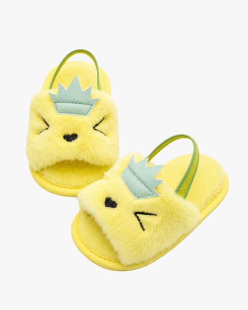 Baby Plush Cartoon Slippers