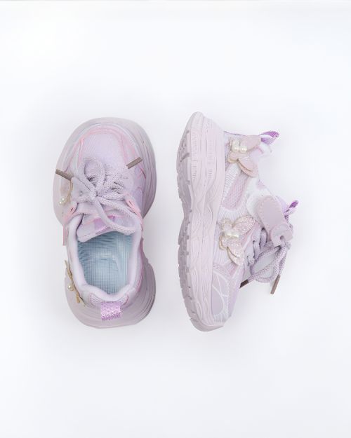 Kids' Butterfly Mesh Chunky Sneakers