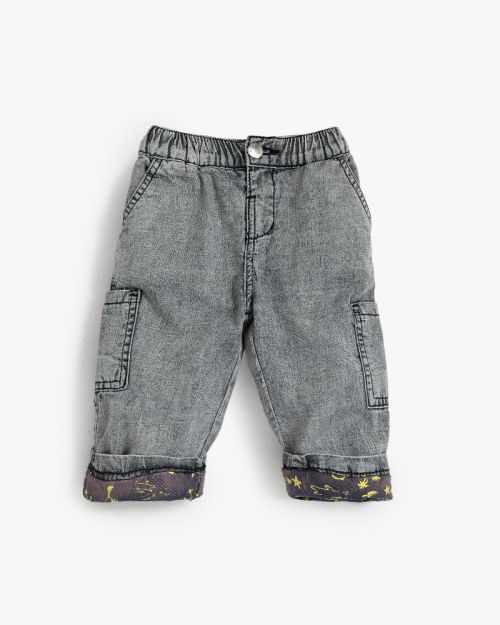 Kids Washed Denim Pants