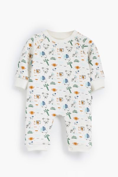 African animals Rouned printed Romper