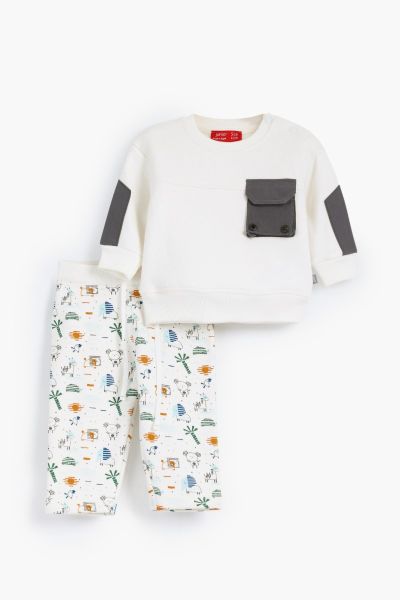 African animals Rouned Printed Set