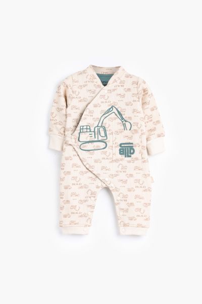 Work zone Rouned printed Romper