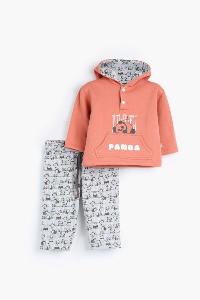 Mr panda Hooded Printed Set