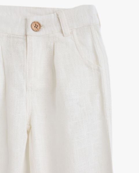 Classic Tailored Linen-Blend Trousers