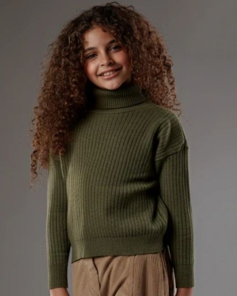 Cozy High-Neck Knit Pullover