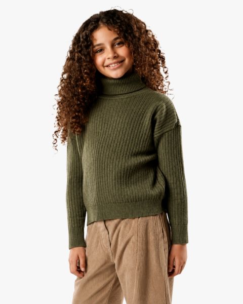 Cozy High-Neck Knit Pullover
