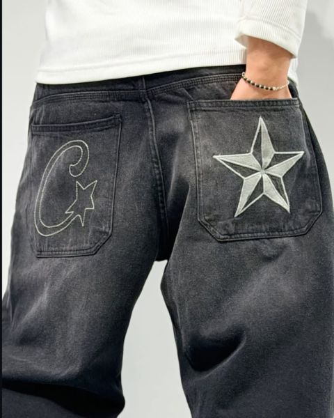 Black Oversized Drawstring Pants