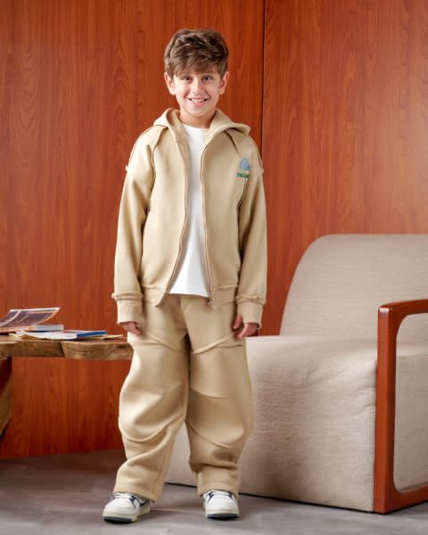 Oversized Tracksuit Beige