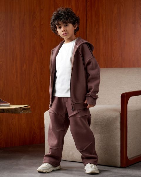 Oversized Tracksuit Brown