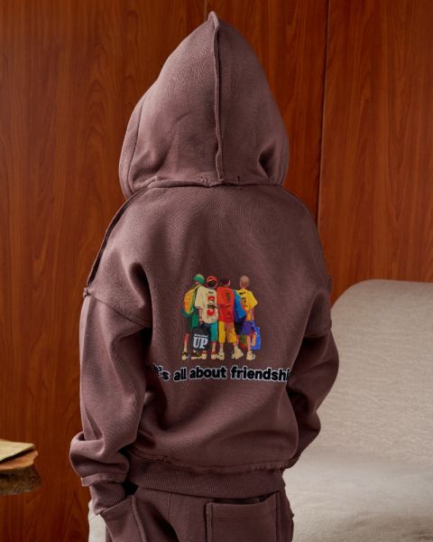 Oversized Tracksuit Brown