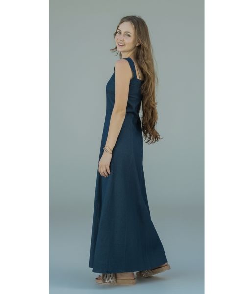 Denim Maxi Dress