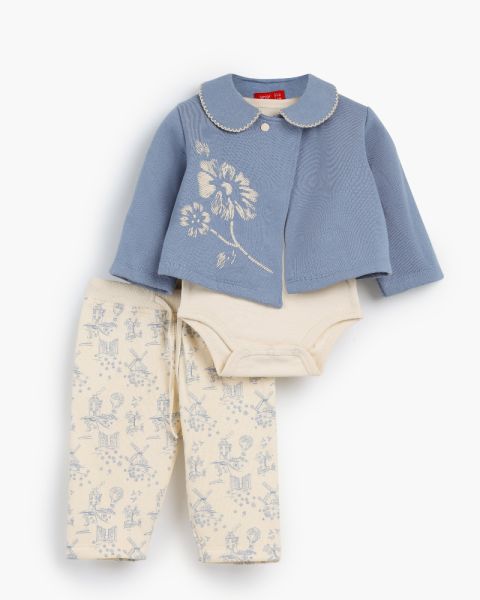 Vintage Rouned Printed Set